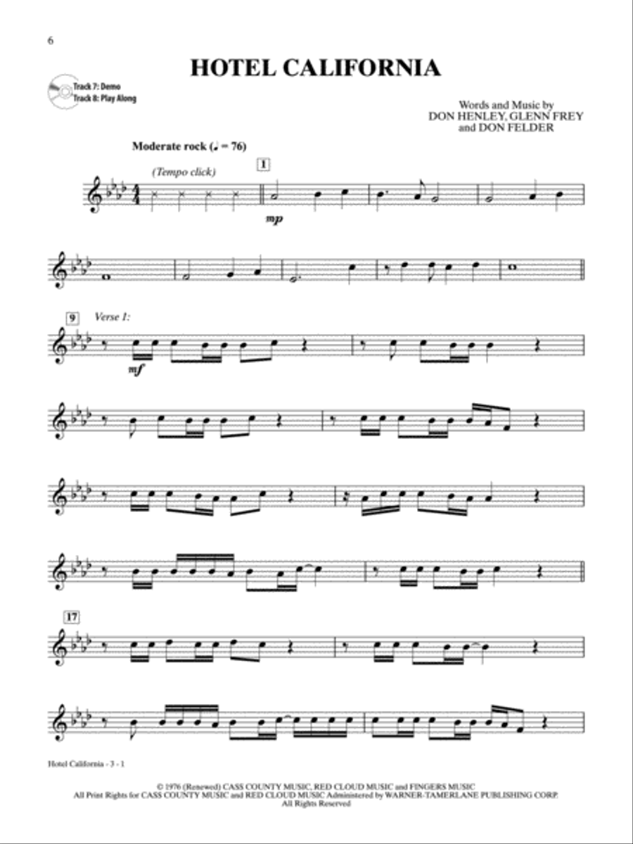 Classic Rock Instrumental Solos Percussion scores gallery preview page 3