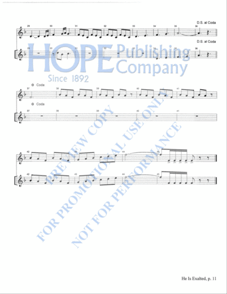 Praise Him with Instruments Orchestra scores gallery preview page 14