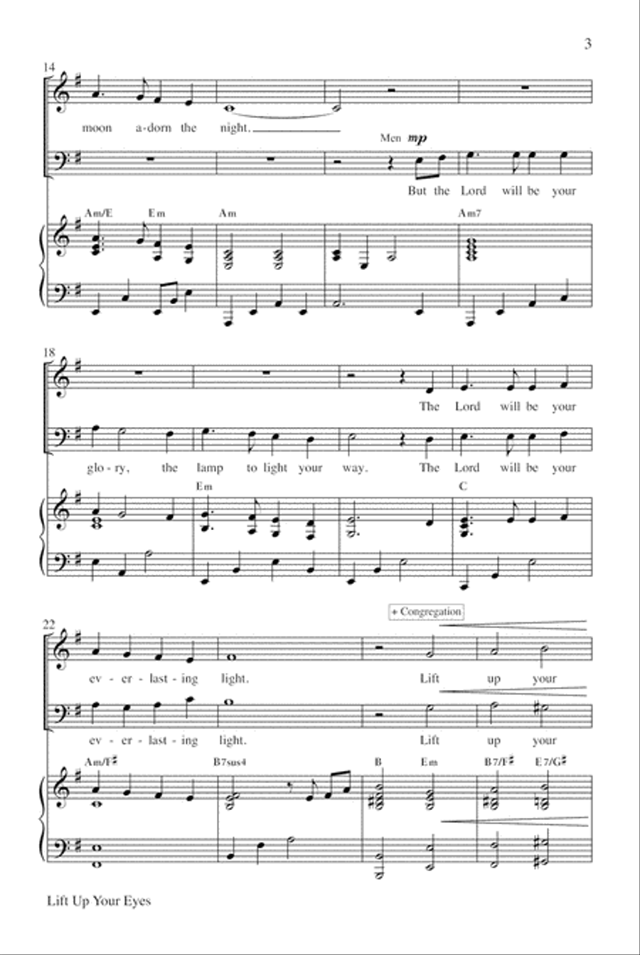 Lift Up Your Eyes Lift Up Your Eyes 2-Part scores gallery preview page 4