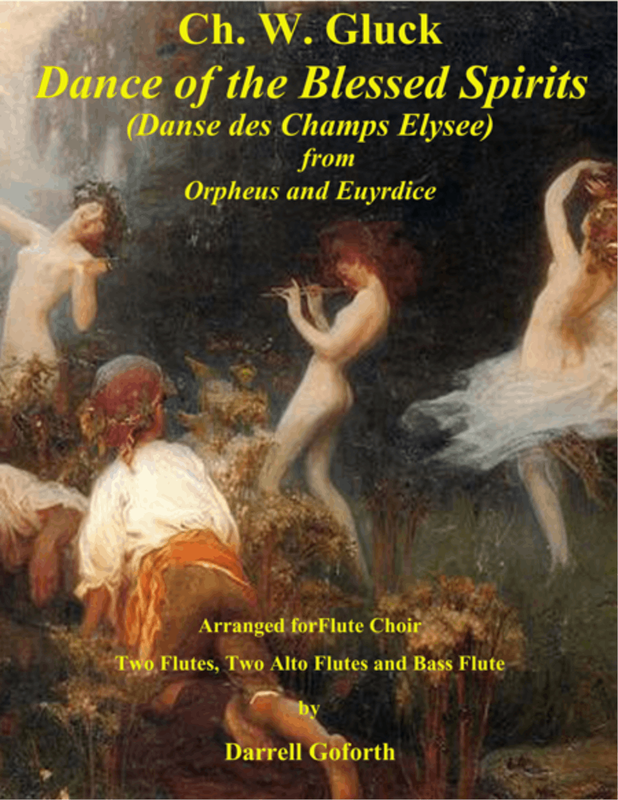 Dance of the Blessed Spirits for Flute Choir Woodwind Quintet scores gallery preview page 1