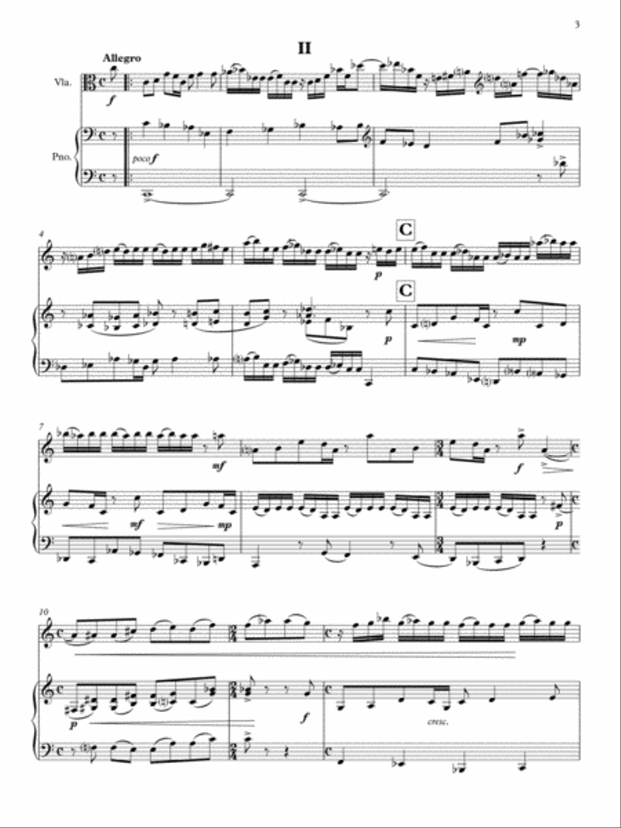 [Kay] Sonata for Viola and Piano Piano scores gallery preview page 5