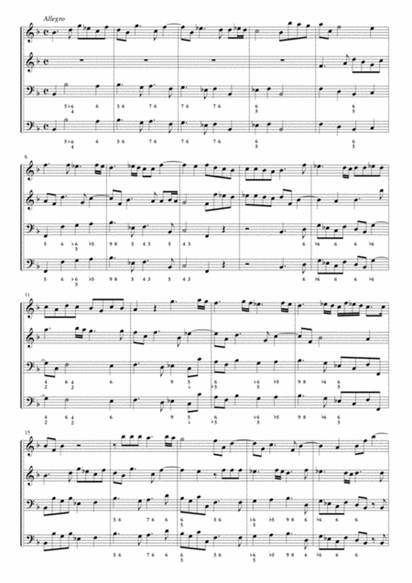Corelli, Sonata op.1 n.5 in B flat major