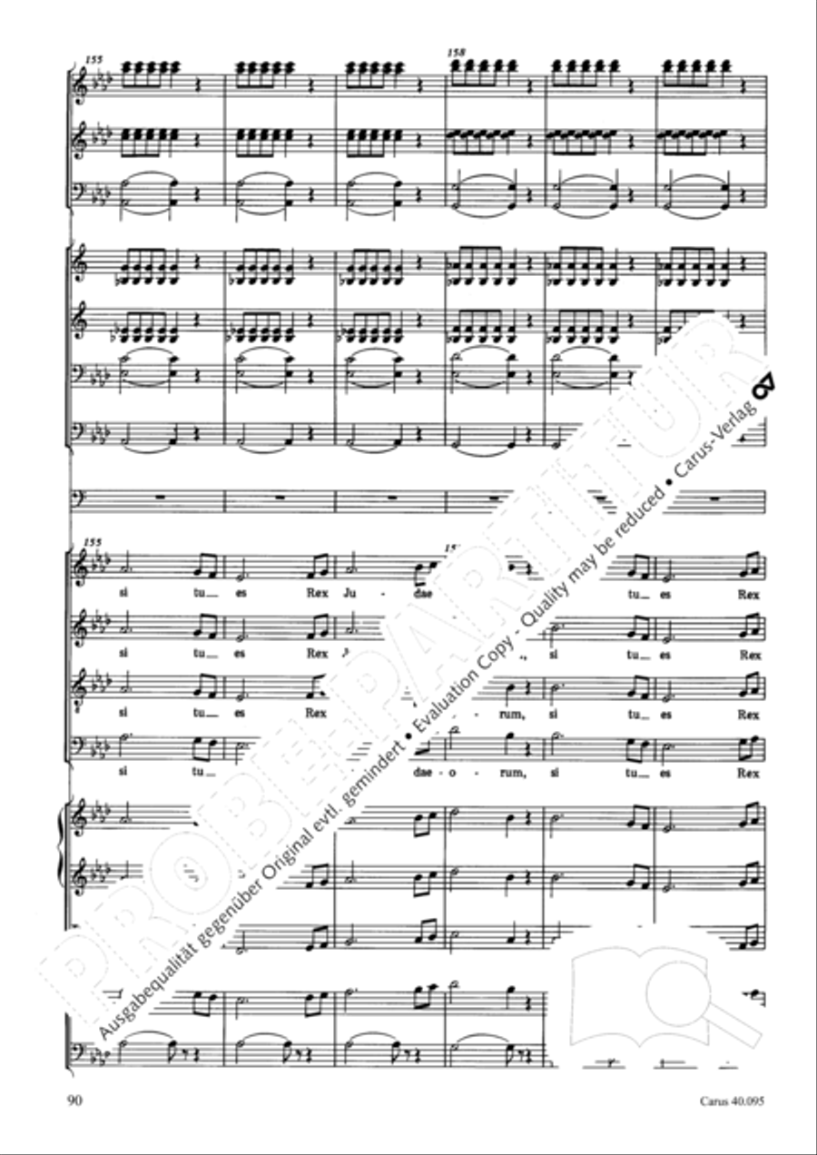 The Seven Words (Die Sieben Worte) 4-Part scores gallery preview page 105
