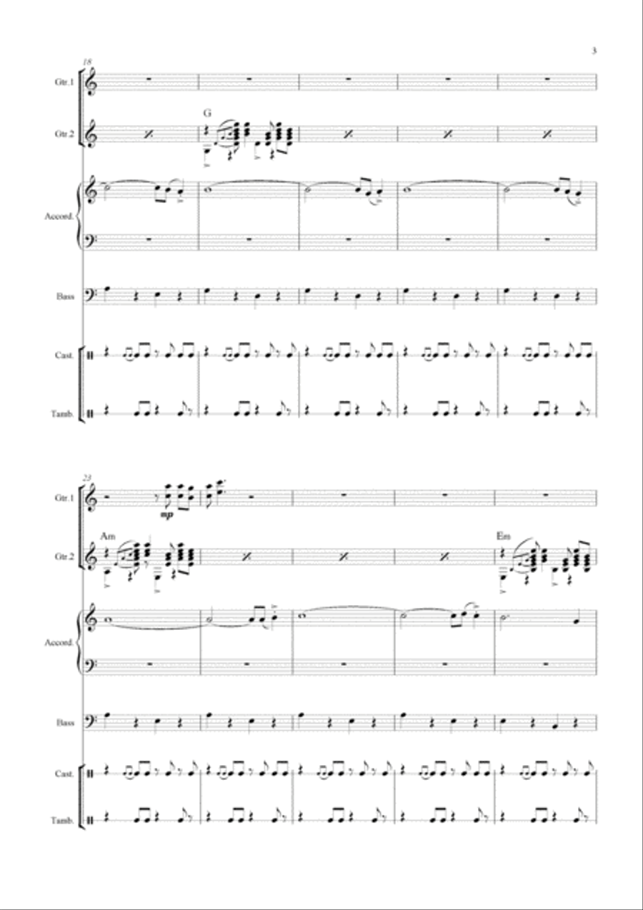 Entr'acte! Small Ensemble scores gallery preview page 3