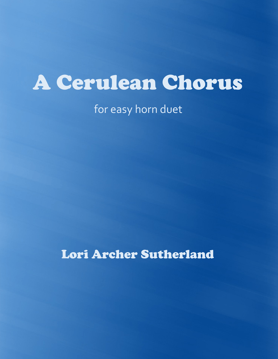 A Cerulean Chorus Choir scores gallery preview page 1