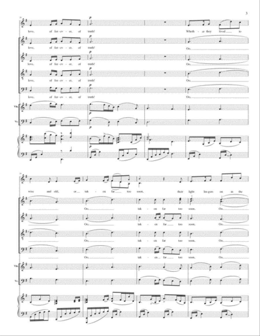 Great Flowing River (for SATB) - Full Score 4-Part scores gallery preview page 3