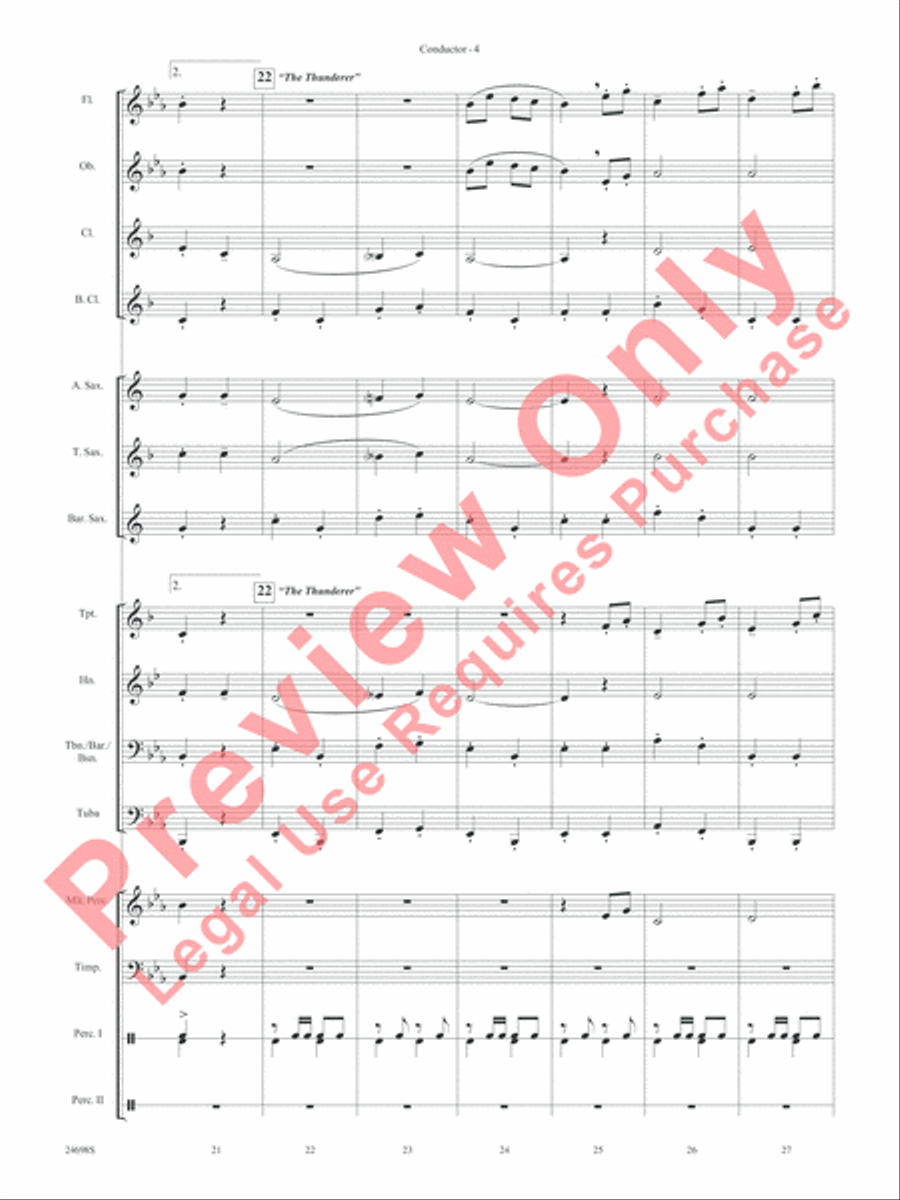 Sousa Times Twosa Sousa Times Twosa Concert Band Methods scores gallery preview page 7