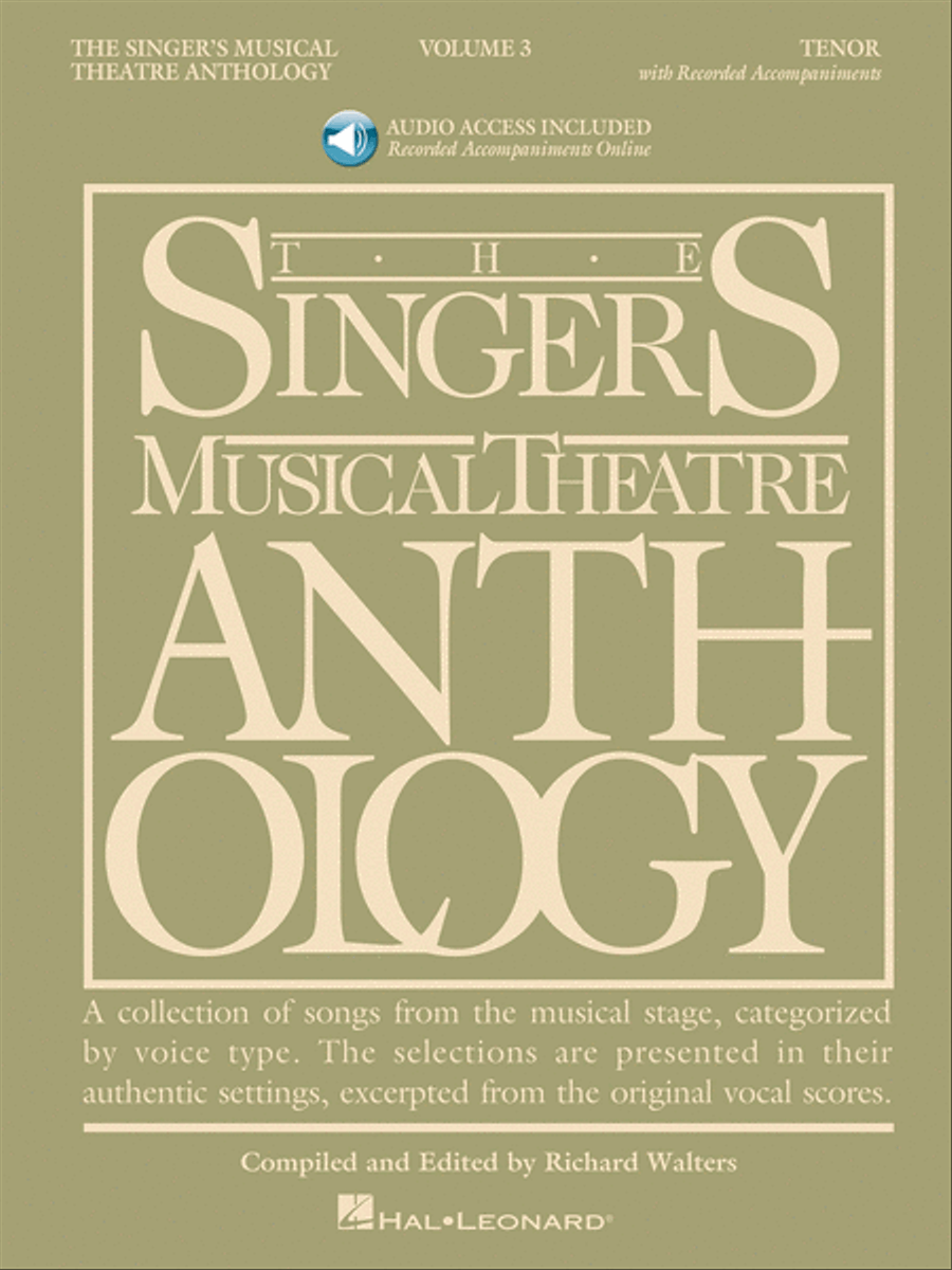 Book cover for Singer's Musical Theatre Anthology – Volume 3