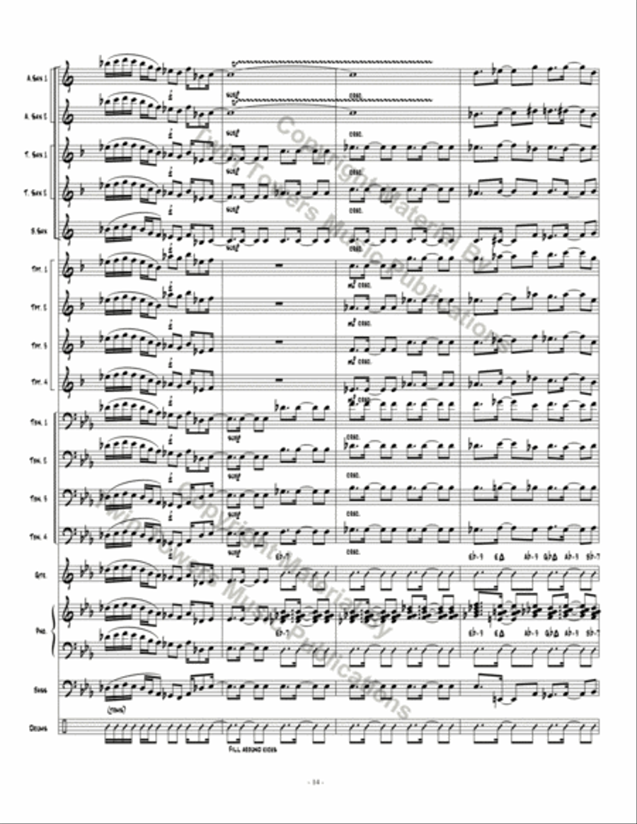 Summer Groove Jazz Ensemble scores gallery preview page 15