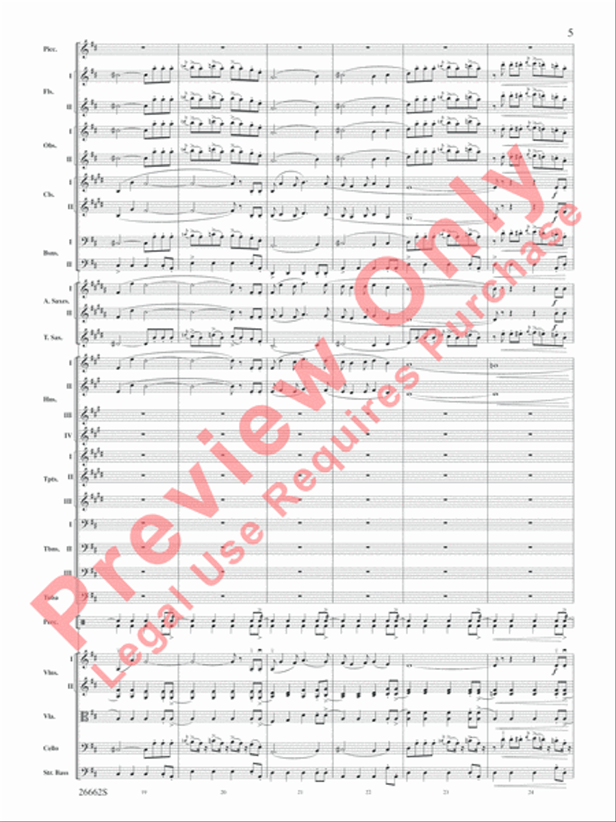 Blue Tango Full Orchestra scores gallery preview page 6