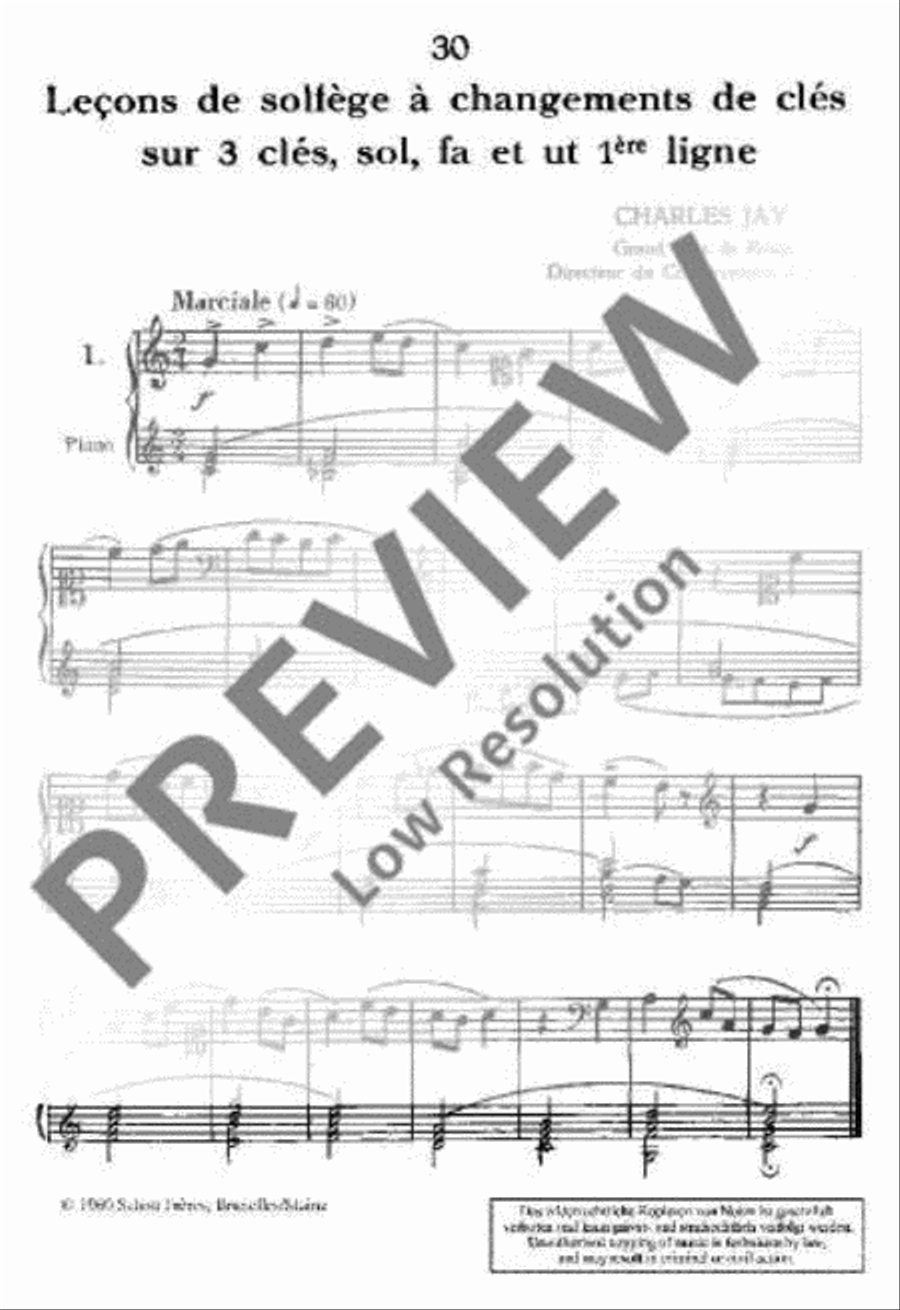 30 leçons de solfège Voice Solo scores gallery preview page 4
