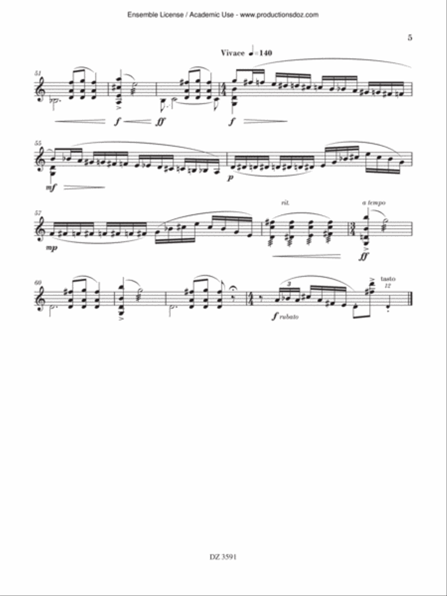 5 Preludi 5 Preludi Accordion scores gallery preview page 5