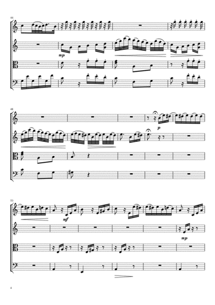 Fur Elise for String Quartet (WoO 59) image number null