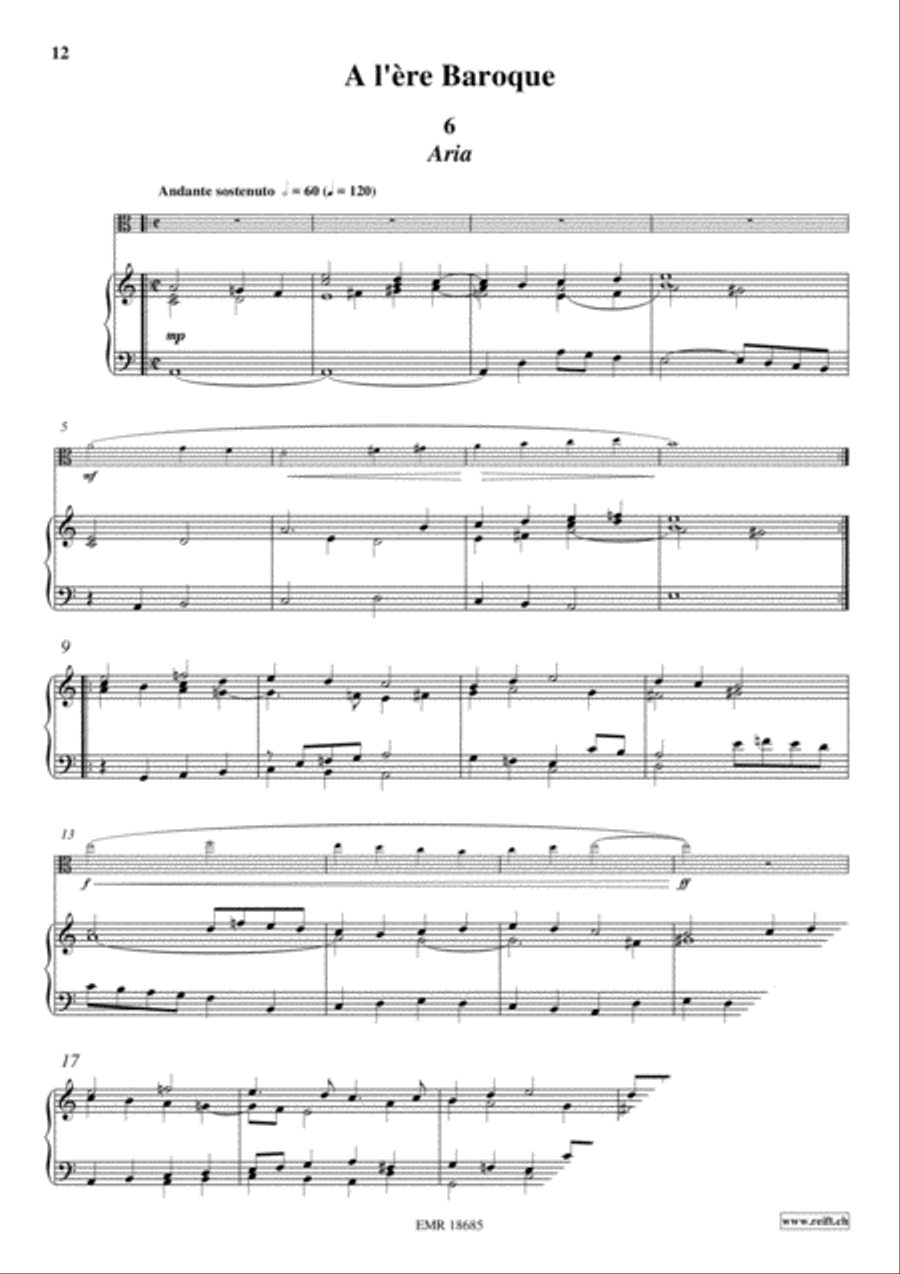 Au Fil Du Temps Viola scores gallery preview page 9