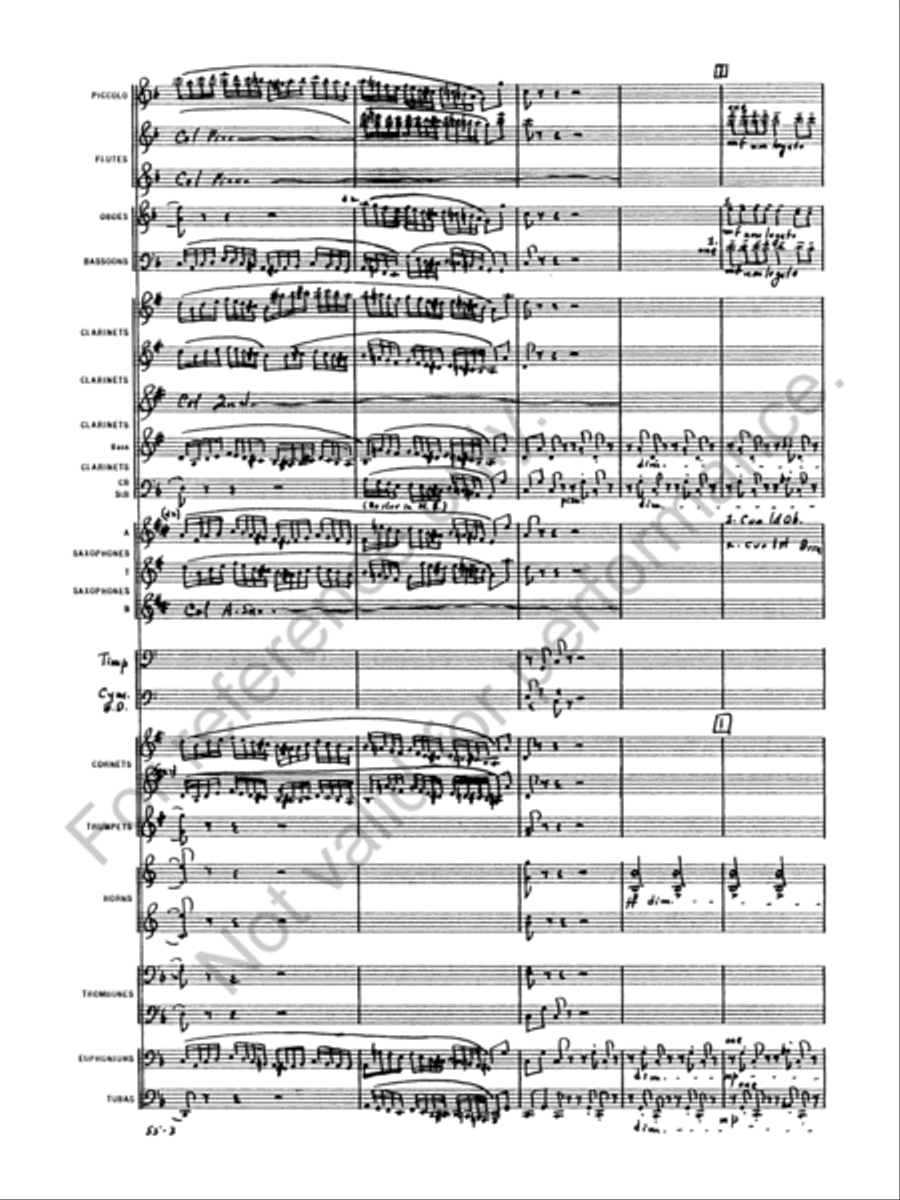 Symphony No. 4 Concert Band scores gallery preview page 5