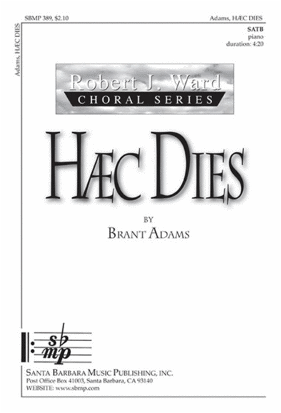 Haec Dies - SATB Octavo image number null