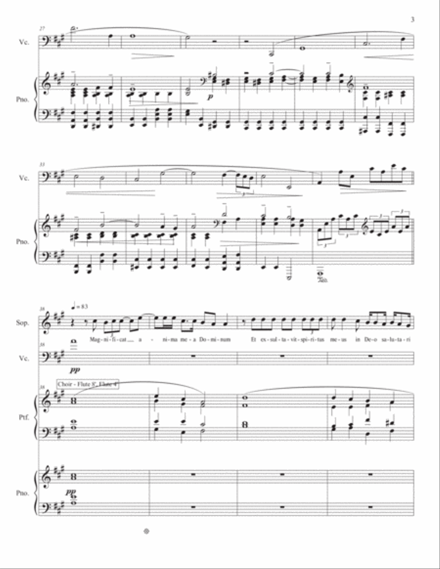 Magnificat (Latin) Small Ensemble scores gallery preview page 5