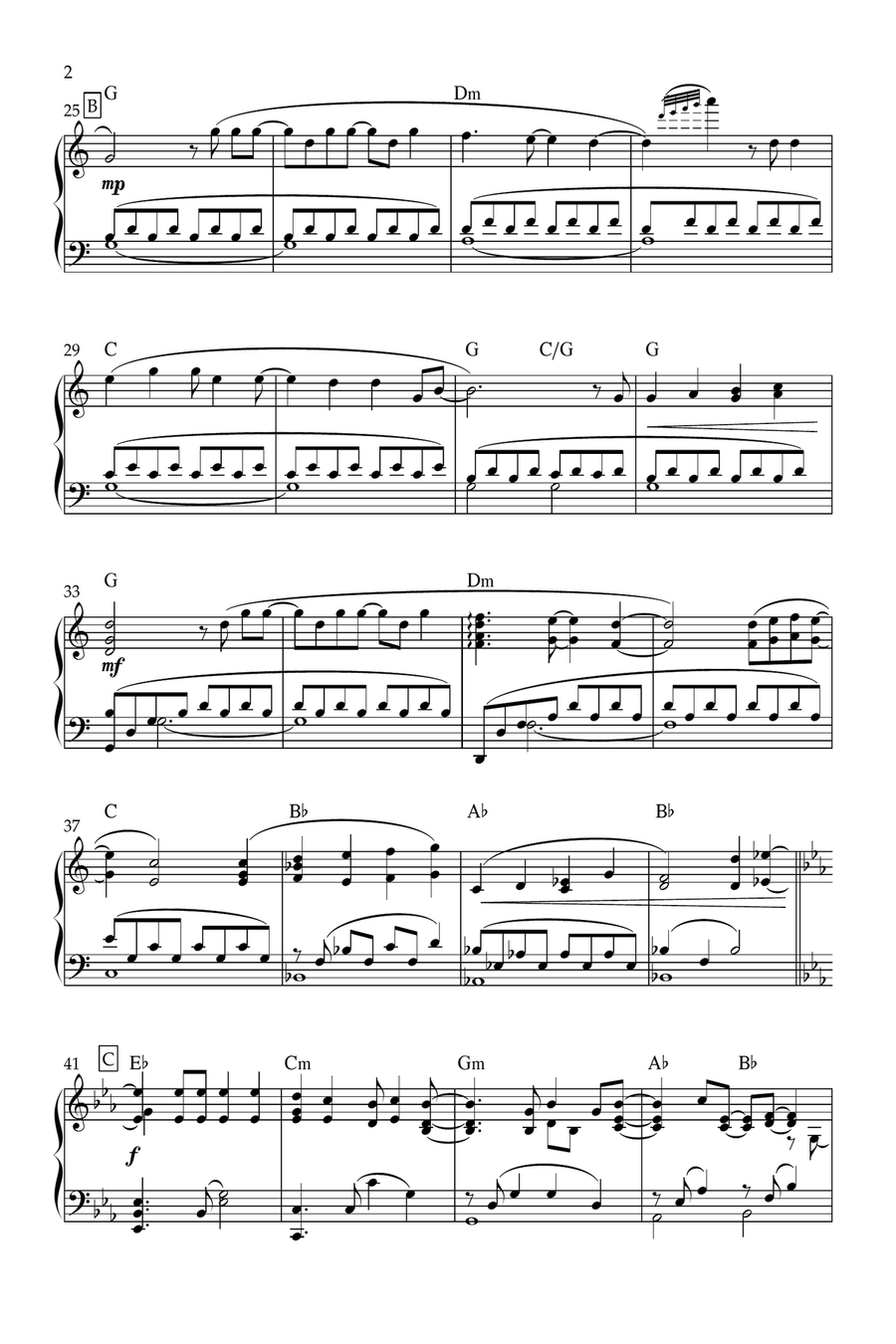 Abenteuerland Piano Solo scores gallery preview page 2