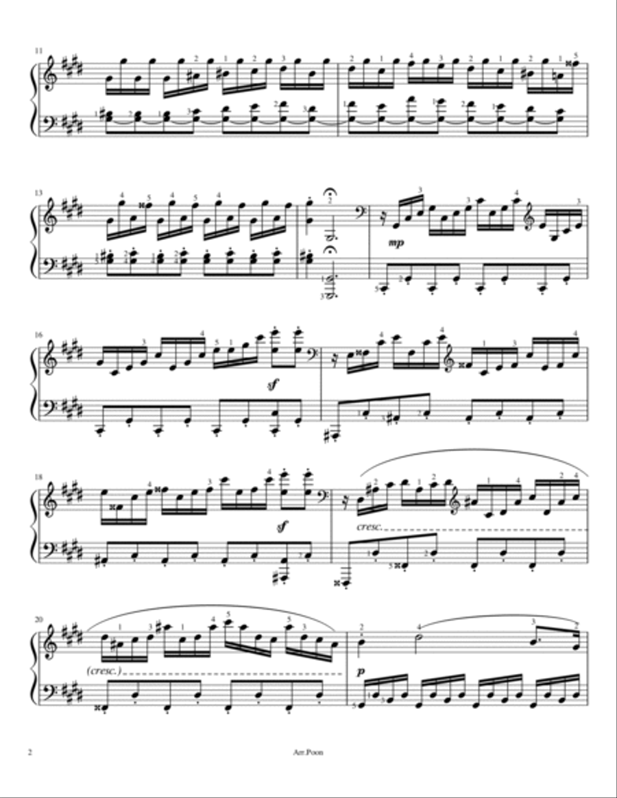 Beethoven - Piano Sonata No.14, Op.27 No.2 - 3rd Movement - 