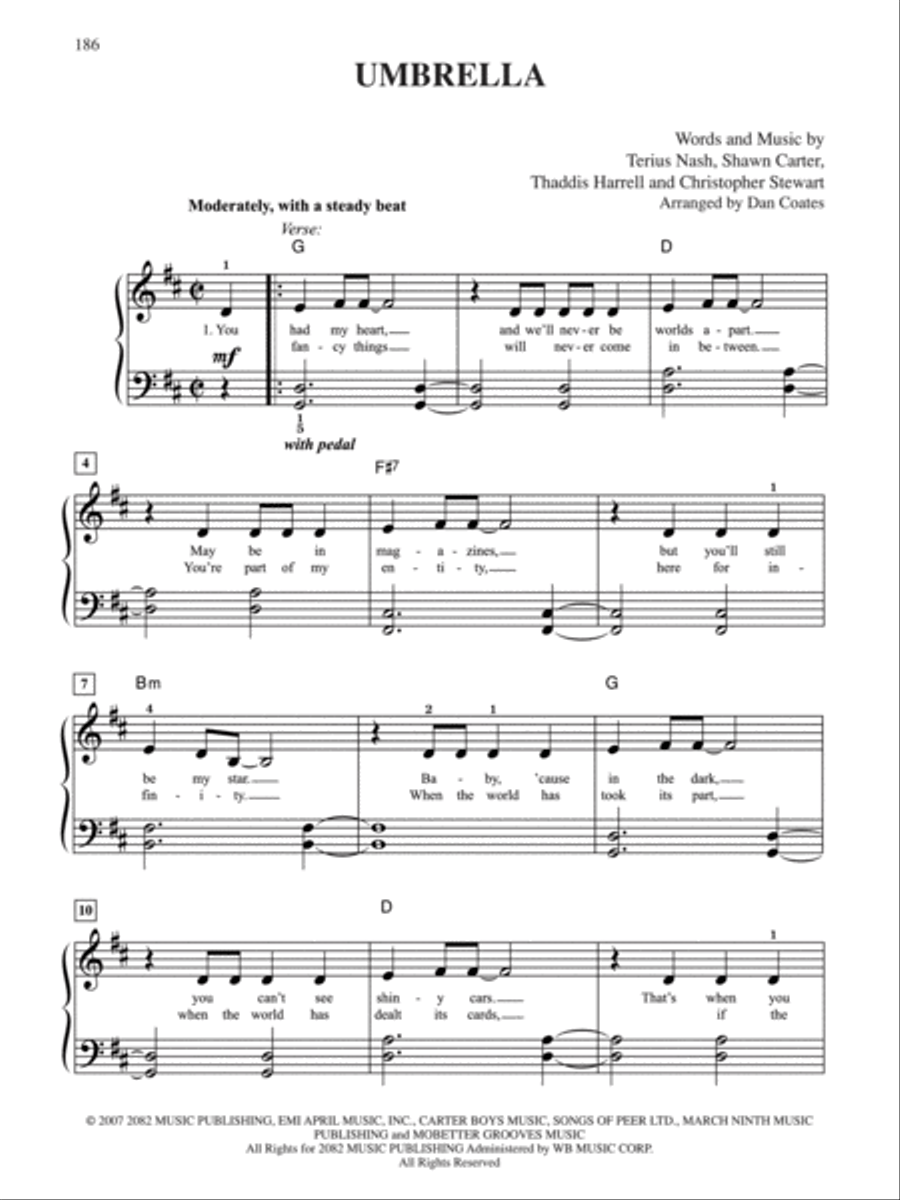 Top 50 Pop Hits Easy Piano scores gallery preview page 5