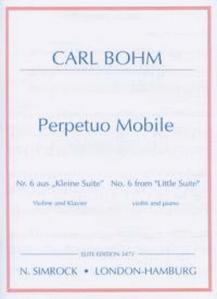 Book cover for Perpetuo mobile in D