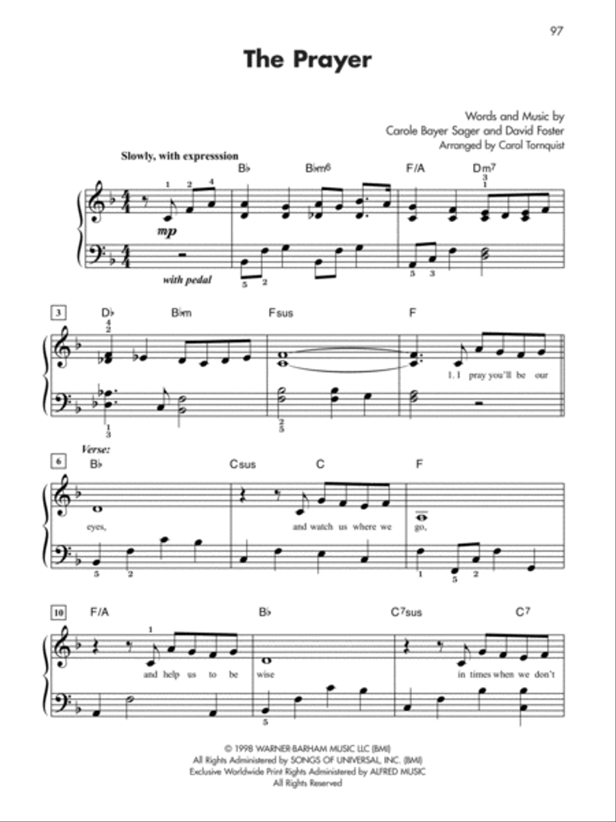 The Giant Book of Christian Sheet Music Easy Piano scores gallery preview page 5