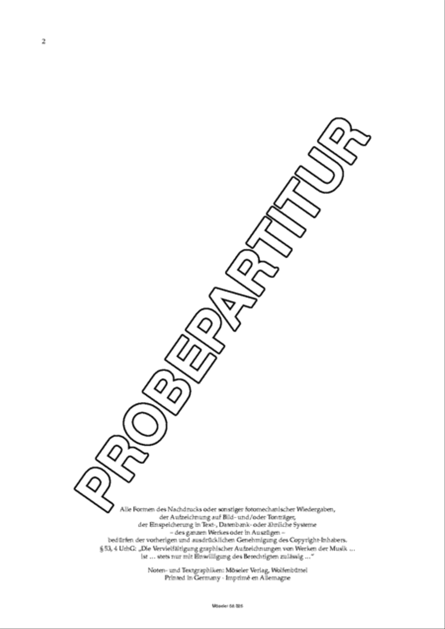 Sei Lob und Preis mit Ehren BWV 167 4-Part scores gallery preview page 3