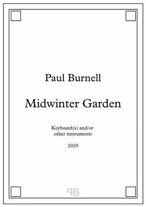 Book cover for Midwinter Garden, for keyboard(s) and/or other instruments - Score and Parts