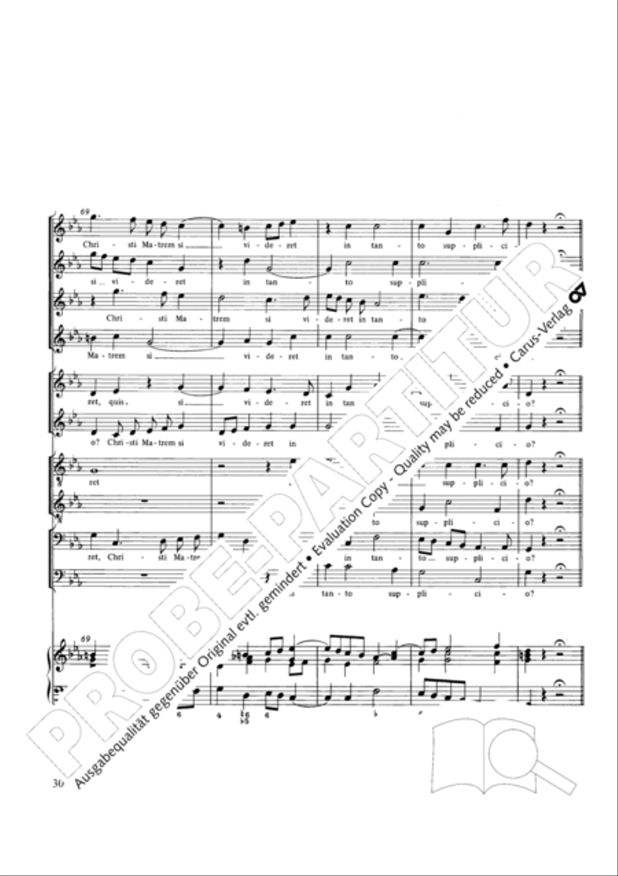 Stabat mater Choir scores gallery preview page 30