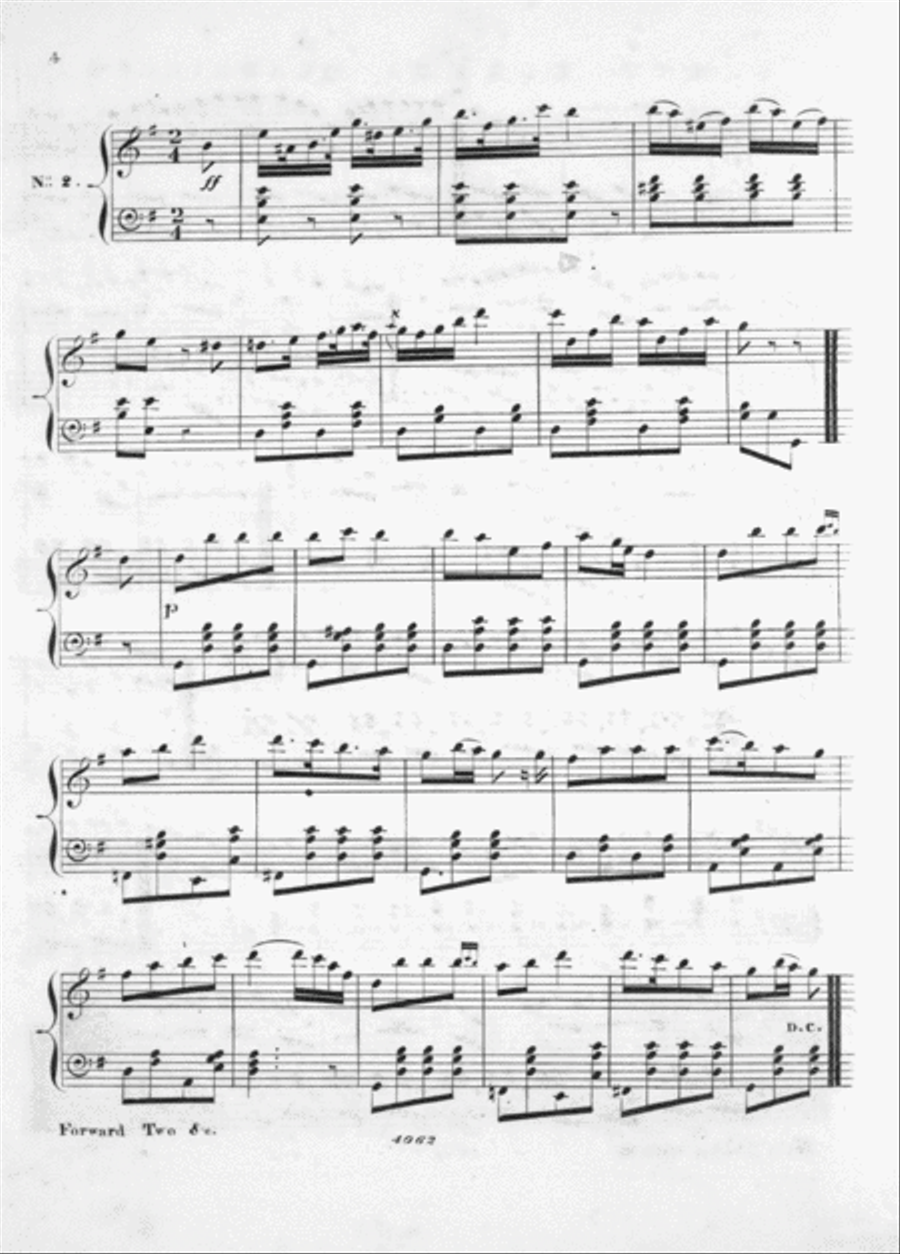 Santa Claus' Quadrilles Piano Solo scores gallery preview page 3
