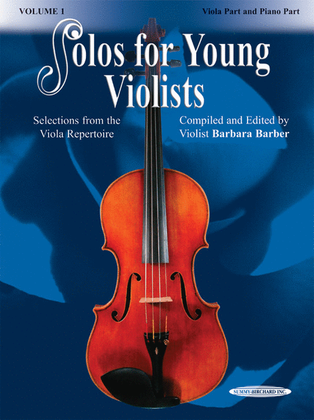 Book cover for Solos for Young Violists, Volume 1