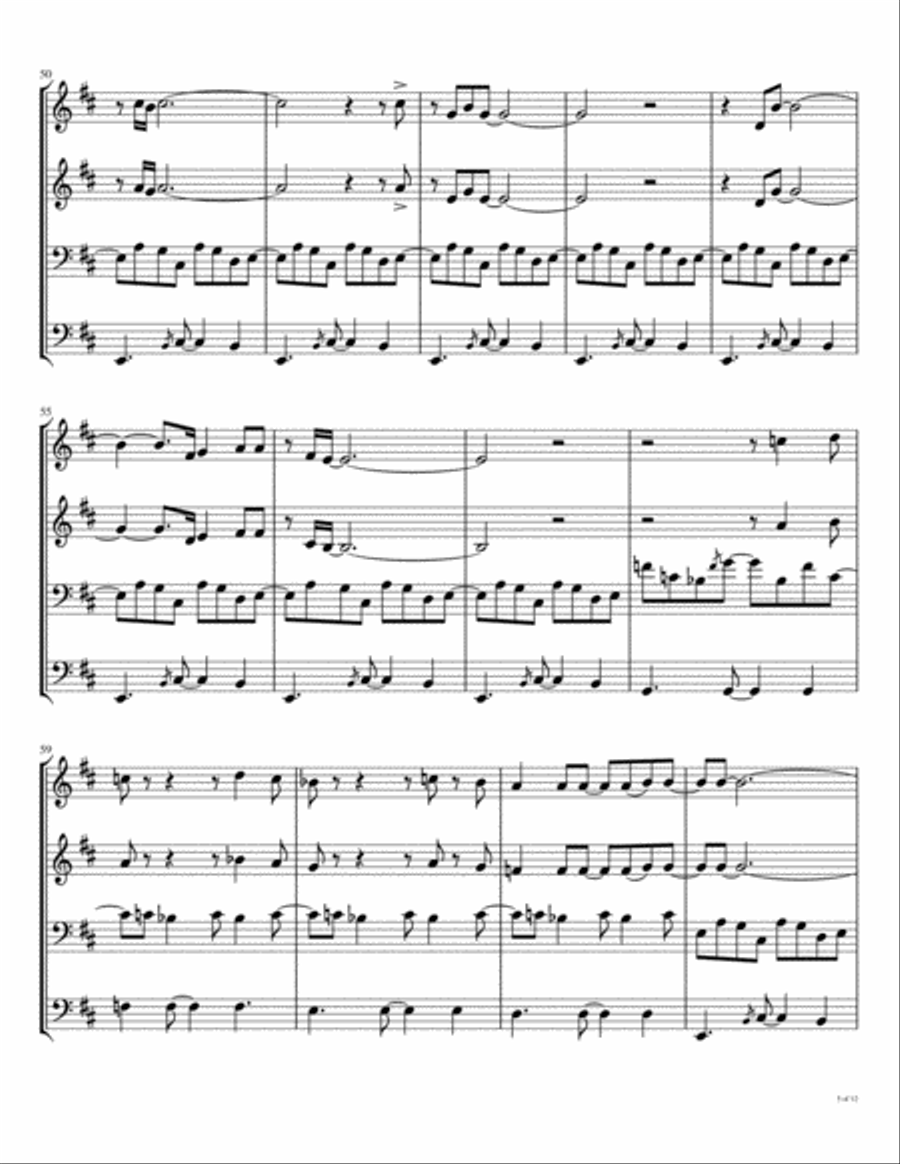 Guinnevere Brass Ensemble scores gallery preview page 6
