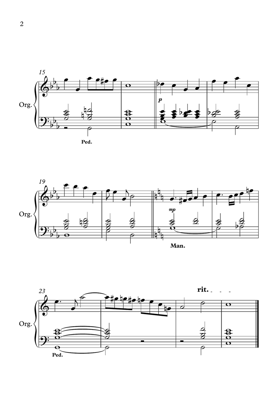 Spring - Lent - Easter - Pentecost Organ Collection Organ Solo scores gallery preview page 5