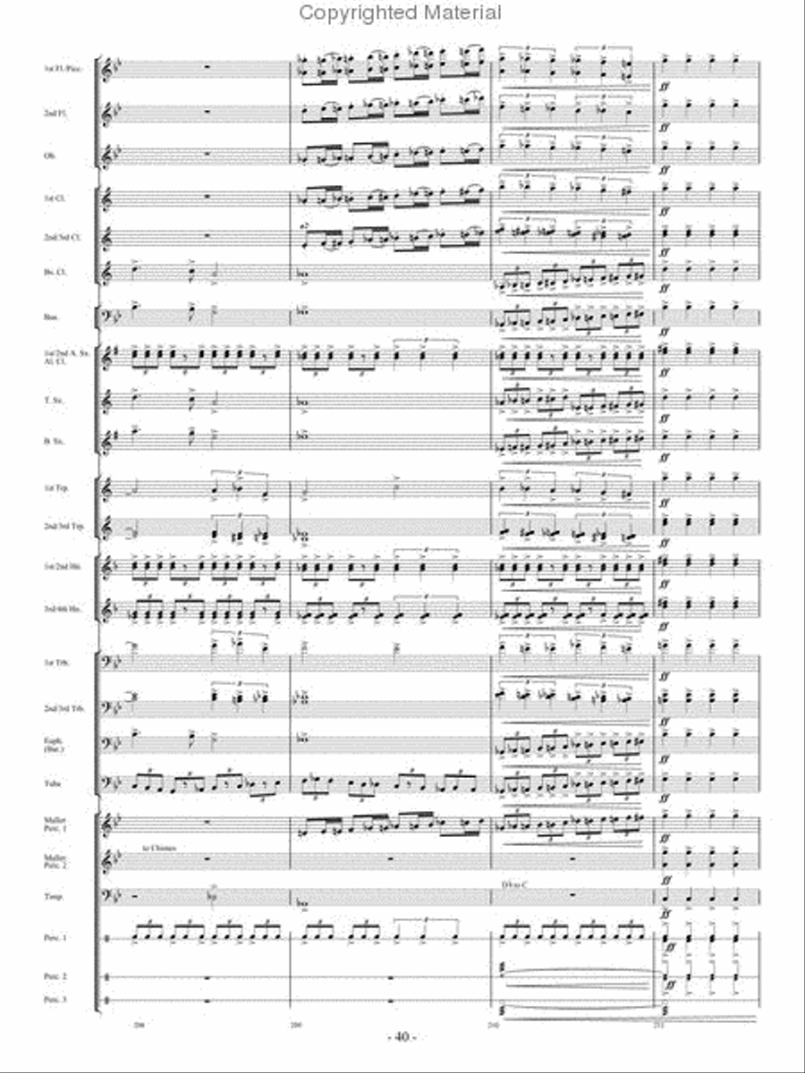 From the Eye of the Storm Concert Band scores gallery preview page 39