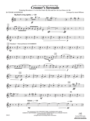 Crooner’s Serenade: B-flat Tenor Saxophone