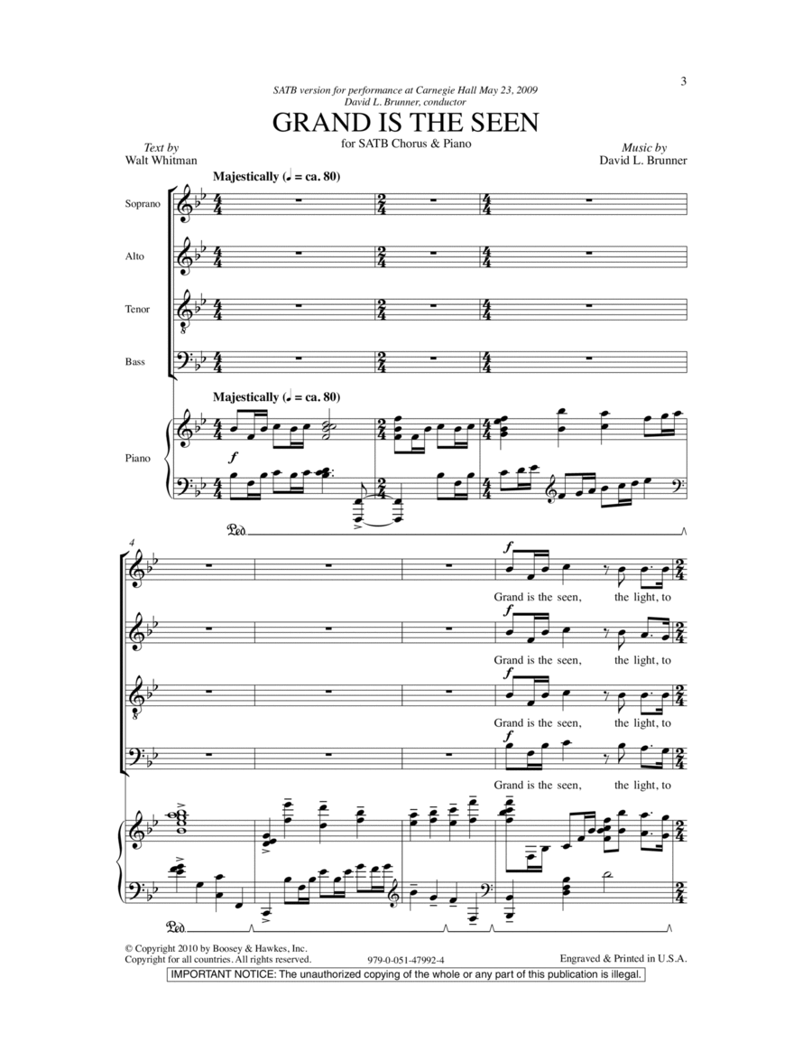 Grand Is The Seen 4-Part scores gallery preview page 1