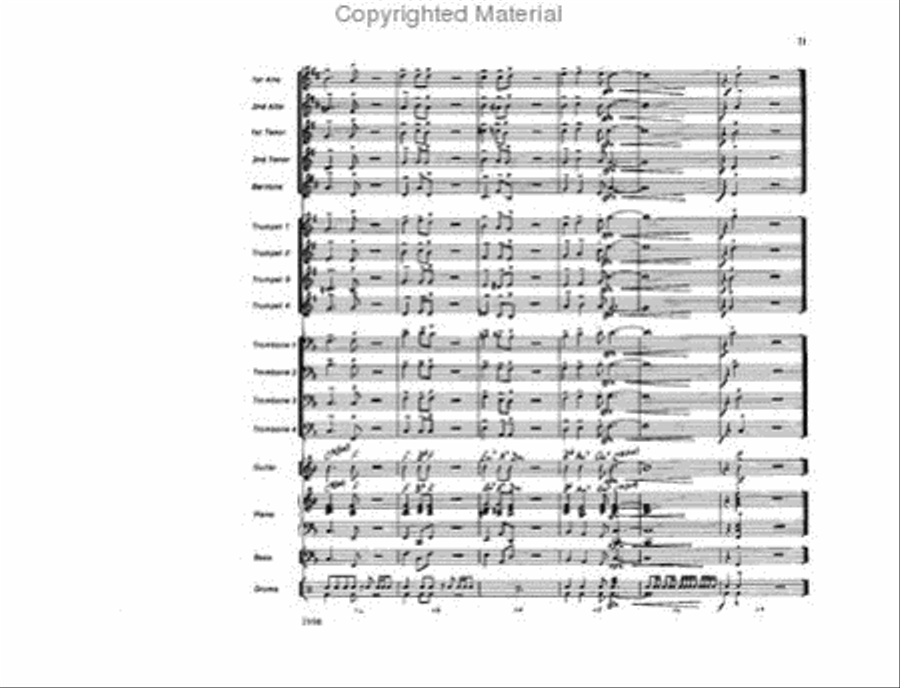 Gospel John Jazz Ensemble scores gallery preview page 11
