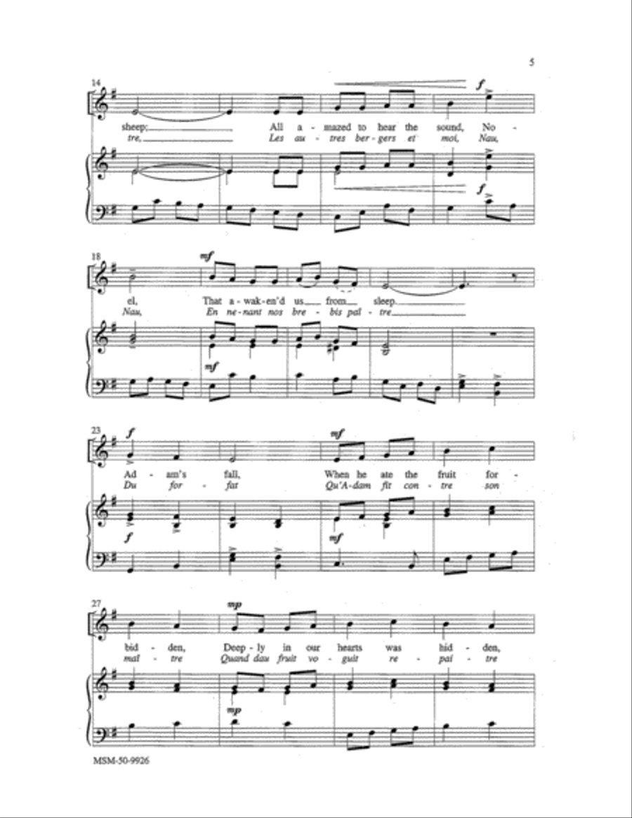 Sing Noel SA scores gallery preview page 3