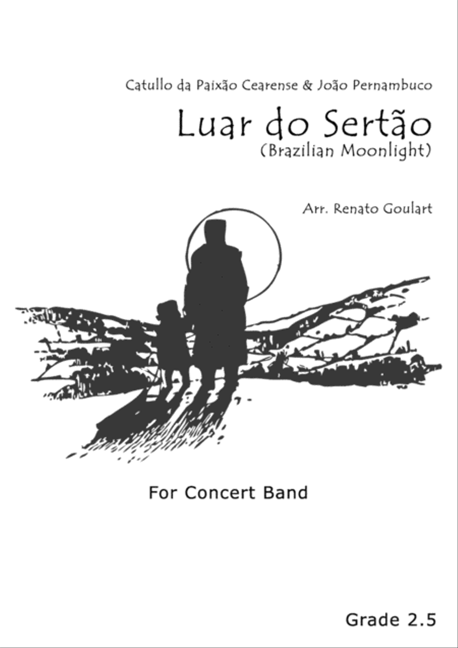 Luar do Sertão (Brazilian Moonlight) - Full Score and Parts Concert Band scores gallery preview page 1