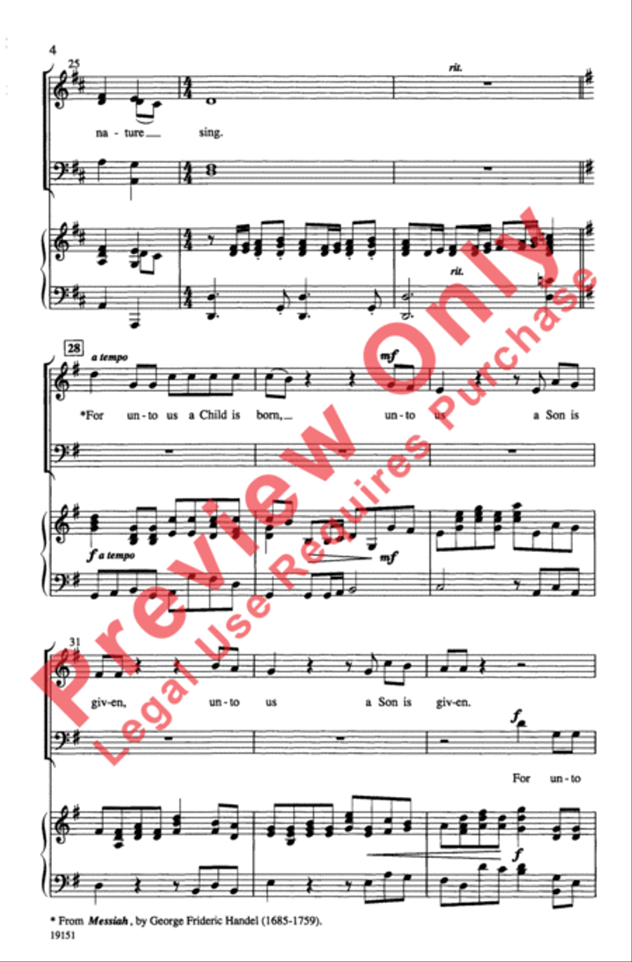 Sing Joy! Sing Joy! 4-Part scores gallery preview page 4