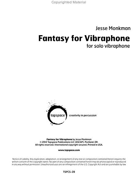 Fantasy for Vibraphone image number null