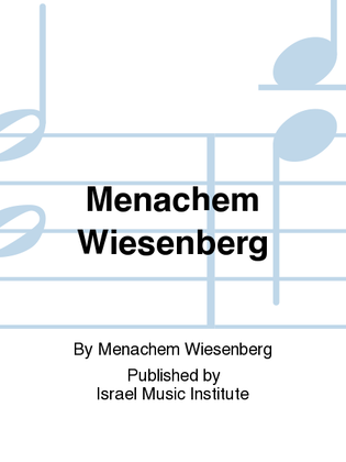 Book cover for Menachem Wiesenberg
