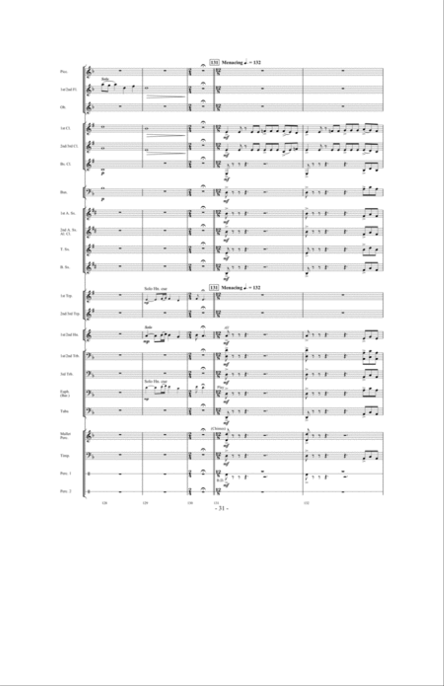 Apollo: Myth and Legend Concert Band scores gallery preview page 30