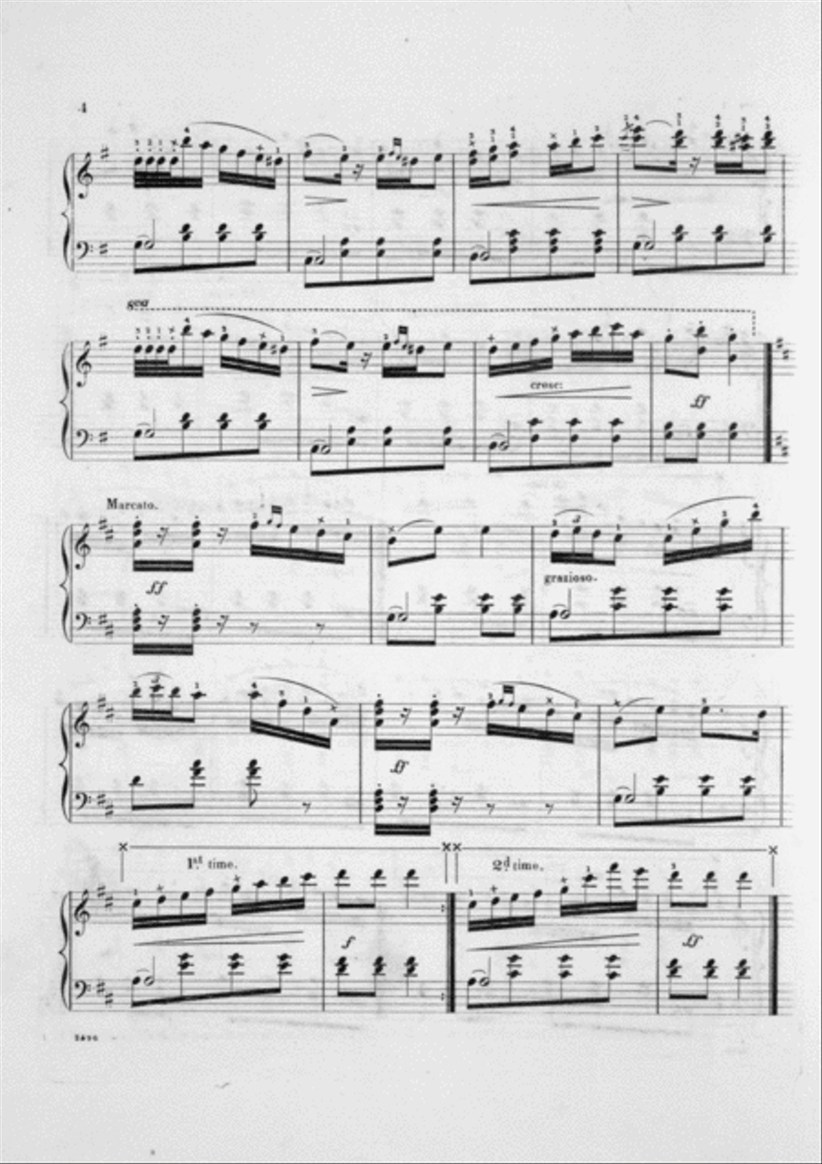 The Quiet Family Polka Piano Solo scores gallery preview page 3