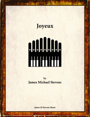 Book cover for Joyeux - Organ Solo