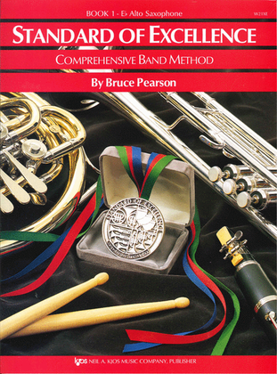 Book cover for Standard of Excellence Book 1, Alto Sax