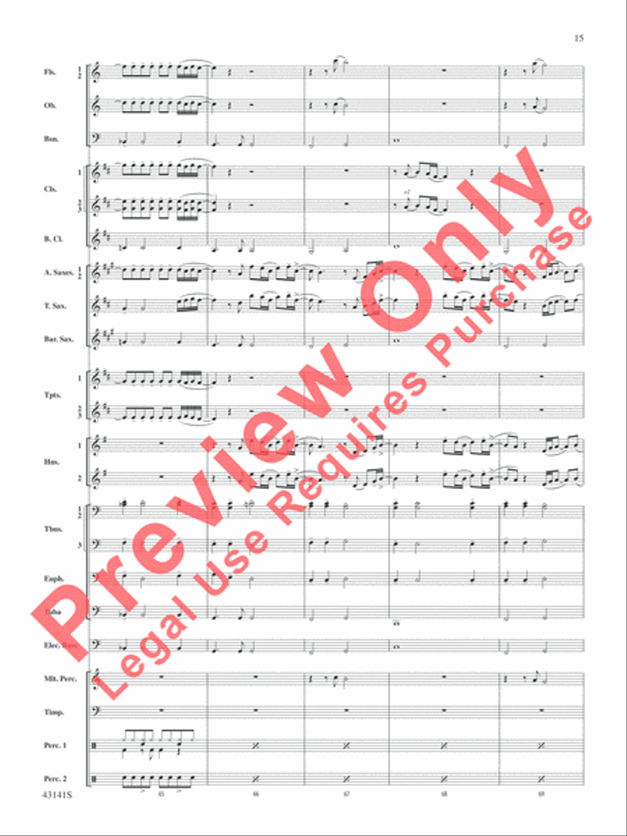 Bruno Mars Greatest Hits Bruno Mars Greatest Hits Concert Band scores gallery preview page 16