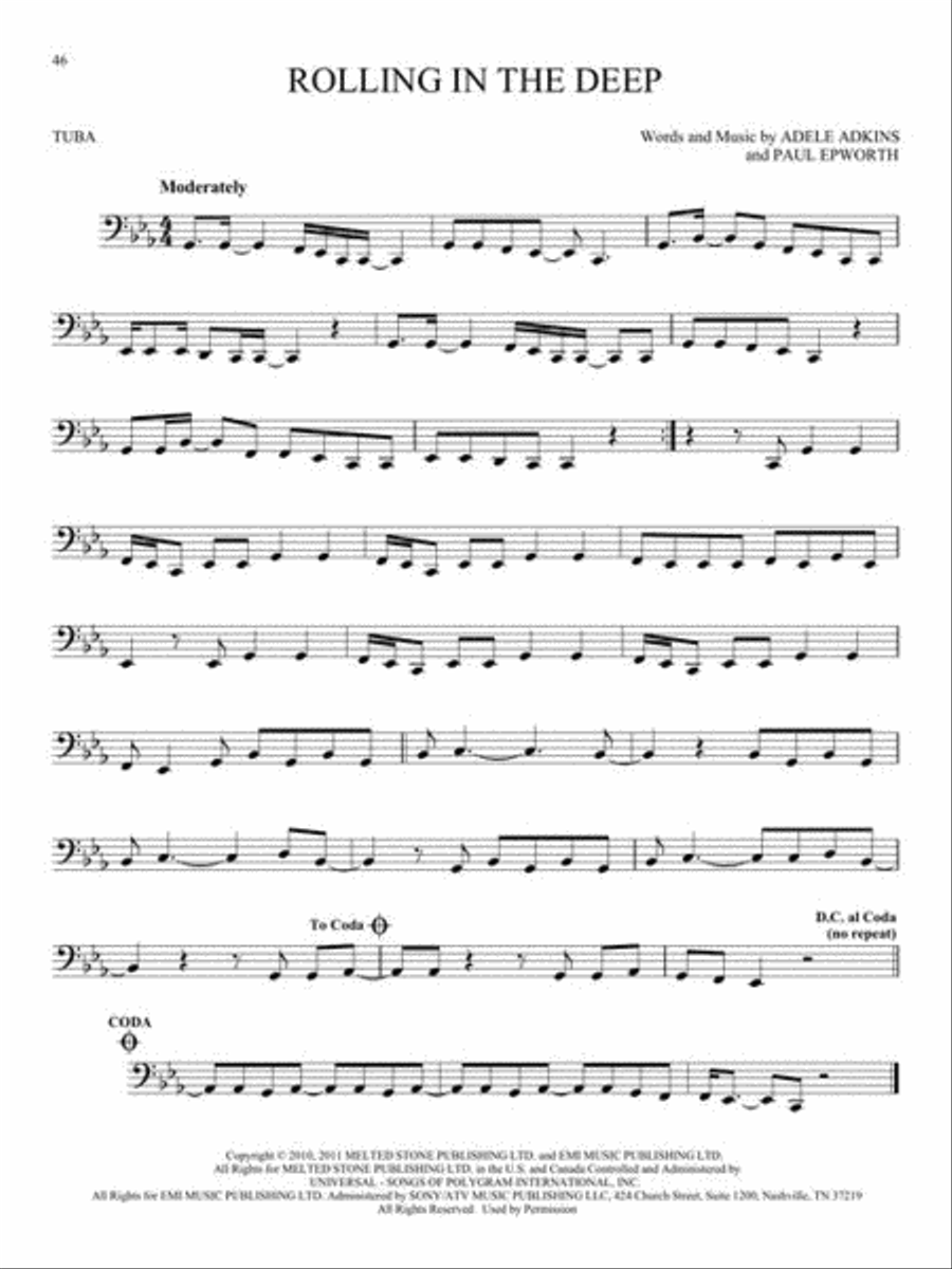First 50 Songs You Should Play on Tuba Tuba scores gallery preview page 6