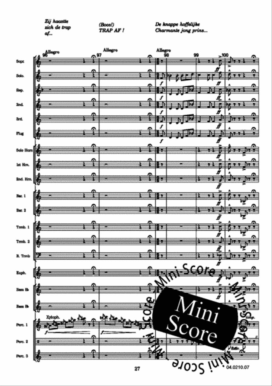 A Fairycocktale Brass Band scores gallery preview page 29