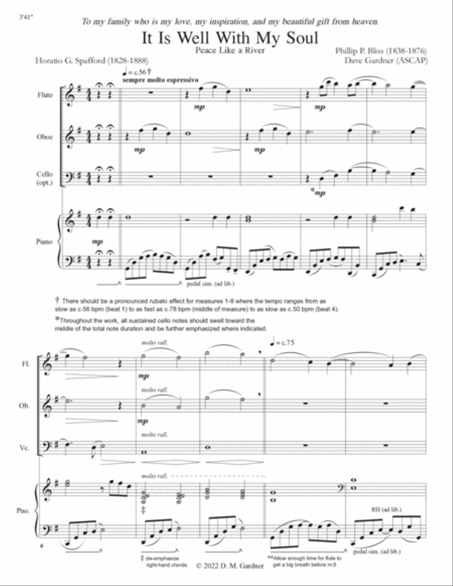 It Is Well Chamber Music scores gallery preview page 3